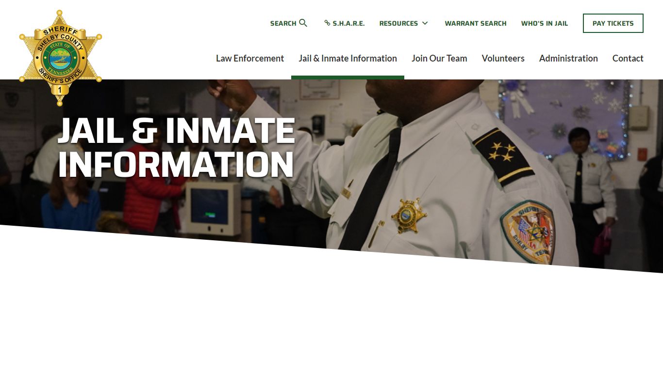 Jail & Inmate Information - Shelby County Sheriff's Office